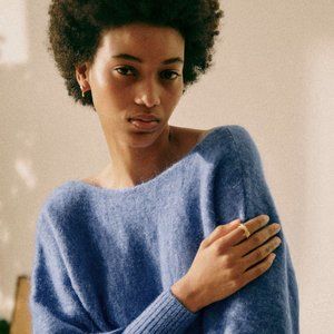 Sezane Gaby Jumper Sweater Blue S